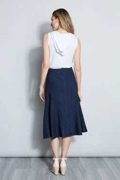 Elie Tahari Flare Linen Skirt 9 Elie Tahari Flare Linen Skirt