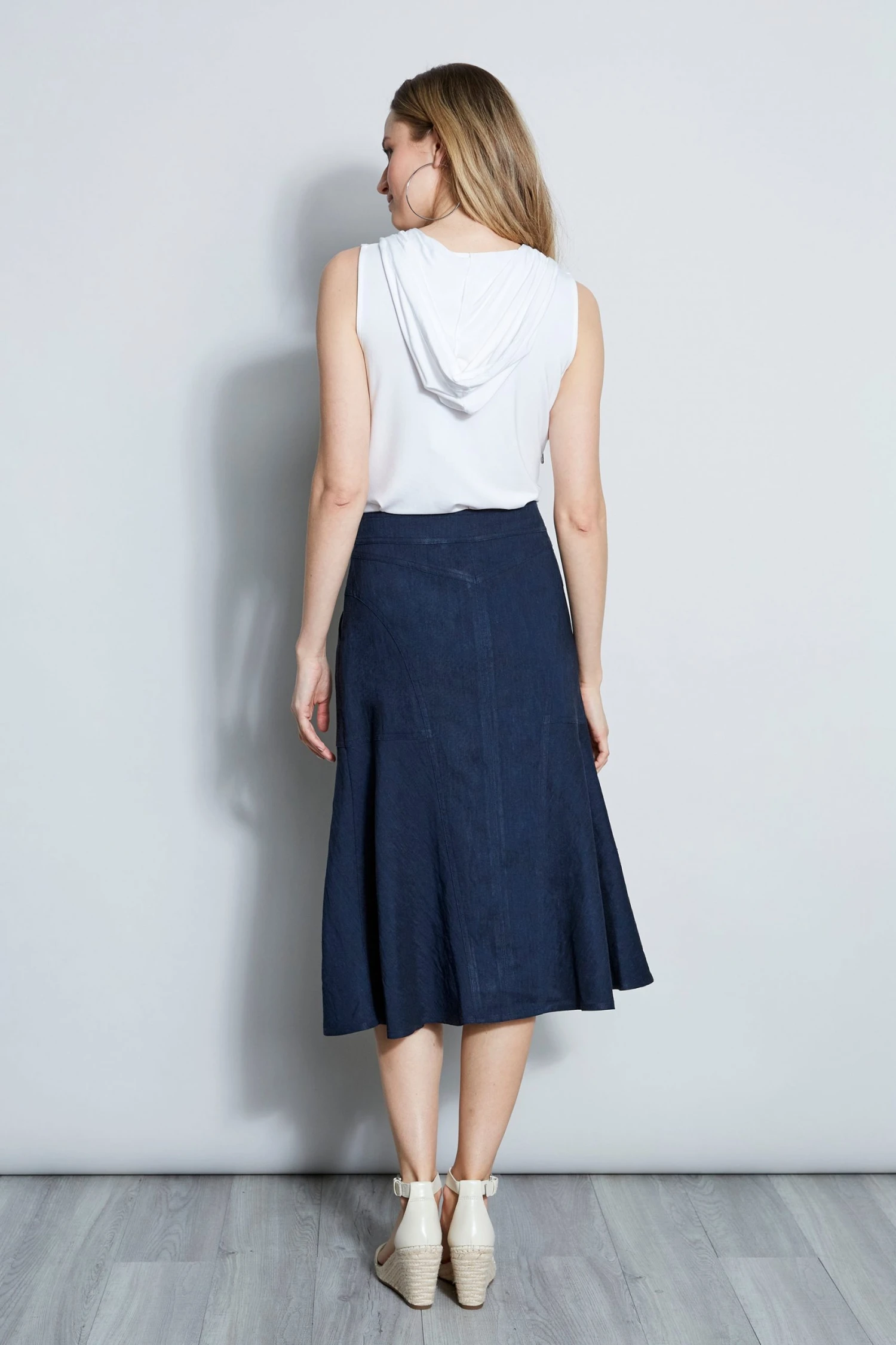 Elie Tahari Flare Linen Skirt 6 Elie Tahari Flare Linen Skirt