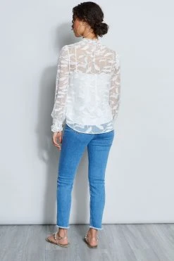 Elie Tahari Zeina Lace Shirt