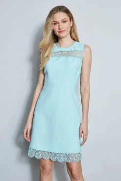 Elie Tahari Lace Insert Dress 9 Elie Tahari Lace Insert Dress