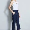 Elie Tahari Embroidered Cropped Pant