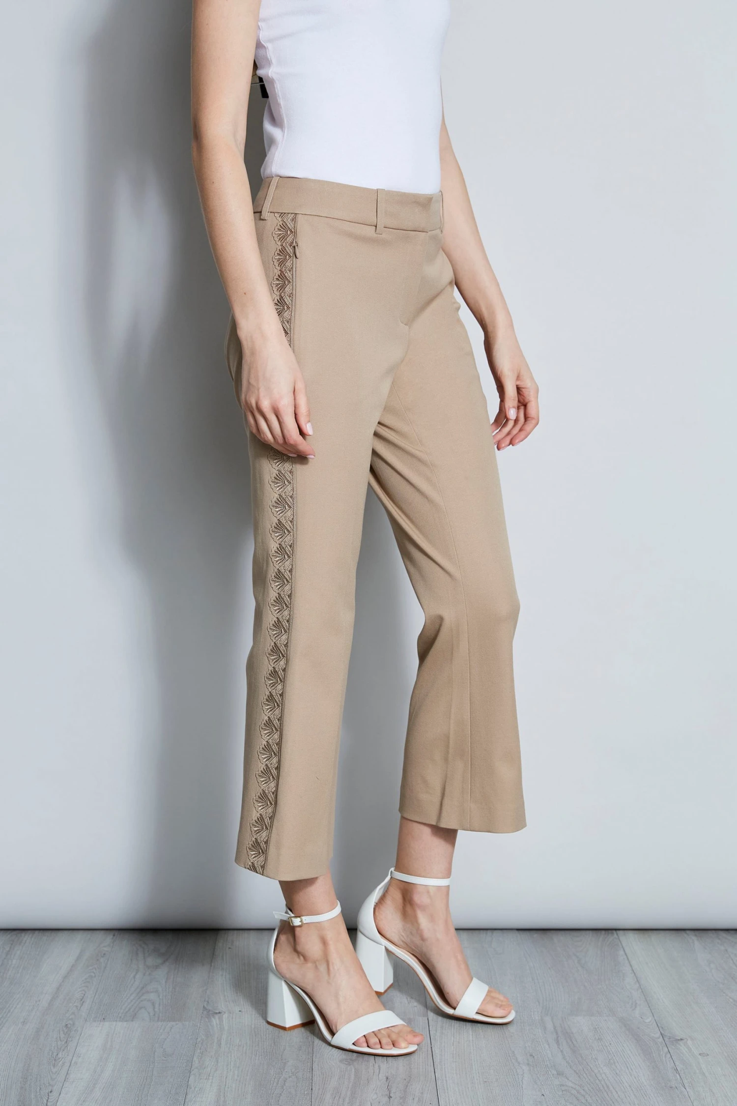 Elie Tahari Embroidered Cropped Pant It's All In The Details 5 Elie Tahari Embroidered Cropped Pant It's All In The Details