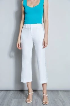 Elie Tahari Embroidered Cropped Pant 9 Elie Tahari Embroidered Cropped Pant
