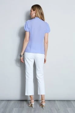 Elie Tahari Silk Tie Neck Ruffle Shirt 9 Elie Tahari Silk Tie Neck Ruffle Shirt