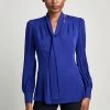 Elie Tahari Percy Tie Shirt Tops 2 Elie Tahari Percy Tie Shirt Tops