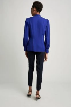 Elie Tahari Percy Tie Shirt Tops