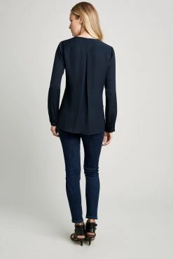 Elie Tahari Two Tone Shirt Tops