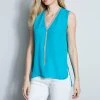 Elie Tahari Sleeveless Chain Shirt 2 Elie Tahari Sleeveless Chain Shirt