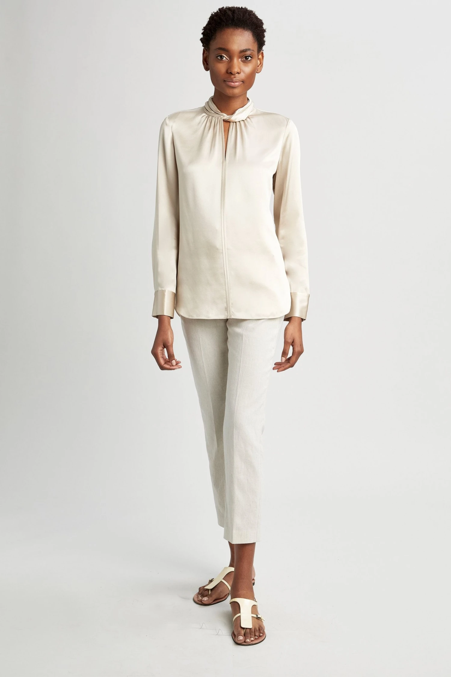 Elie Tahari Silk Twist Shirt 4 Elie Tahari Silk Twist Shirt