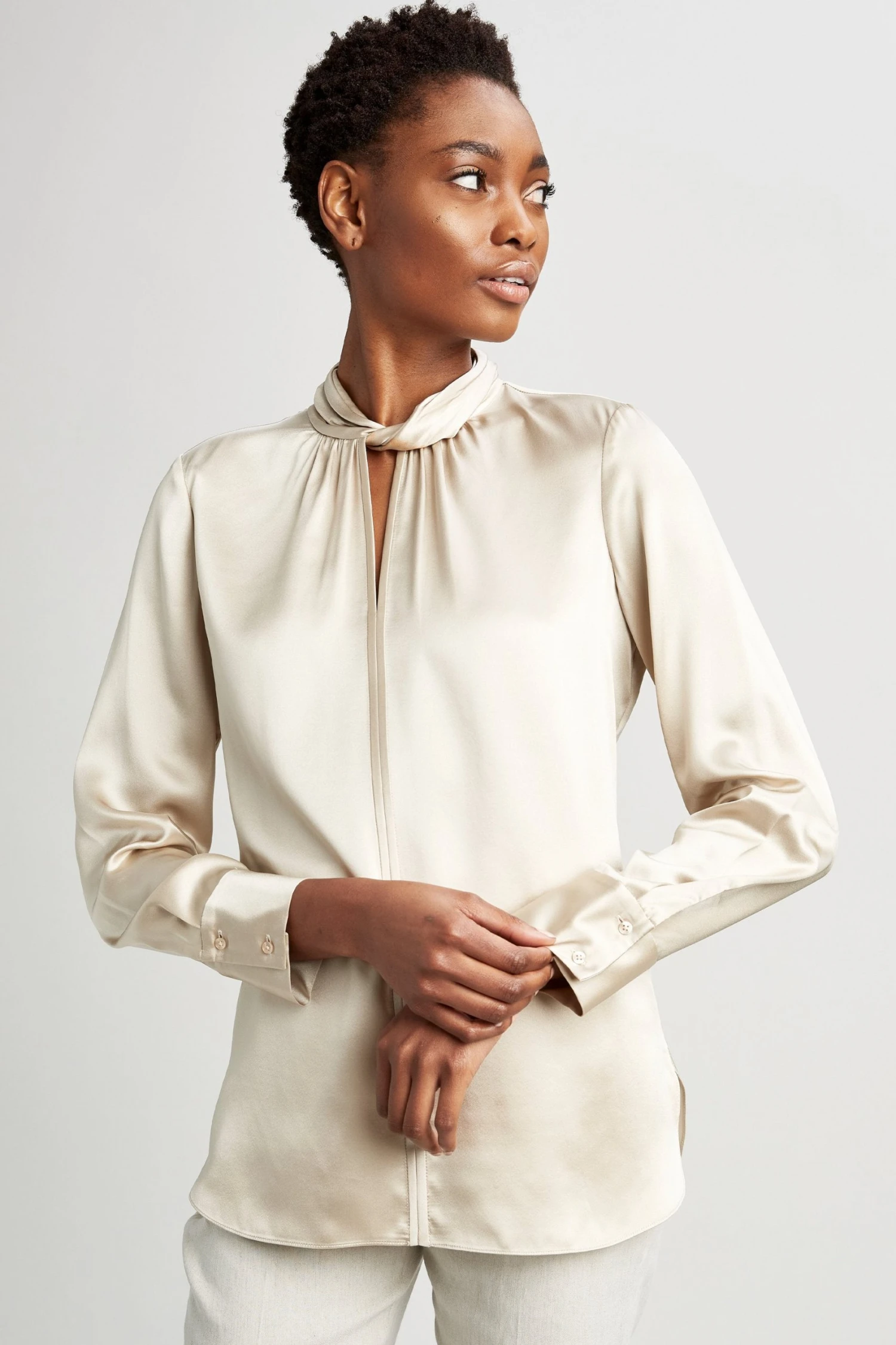 Elie Tahari Silk Twist Shirt 3 Elie Tahari Silk Twist Shirt