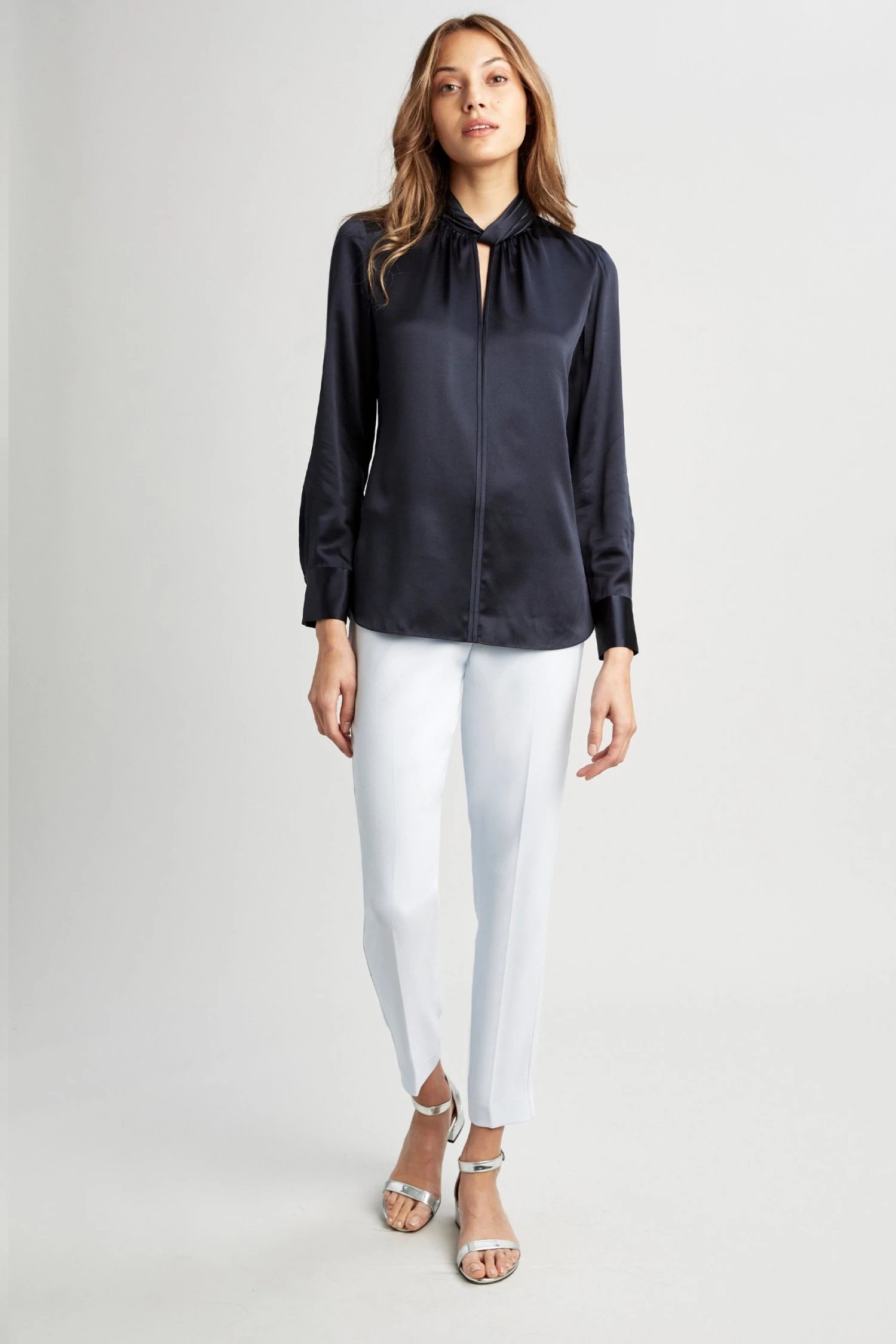 Elie Tahari Silk Twist Shirt 5 Elie Tahari Silk Twist Shirt