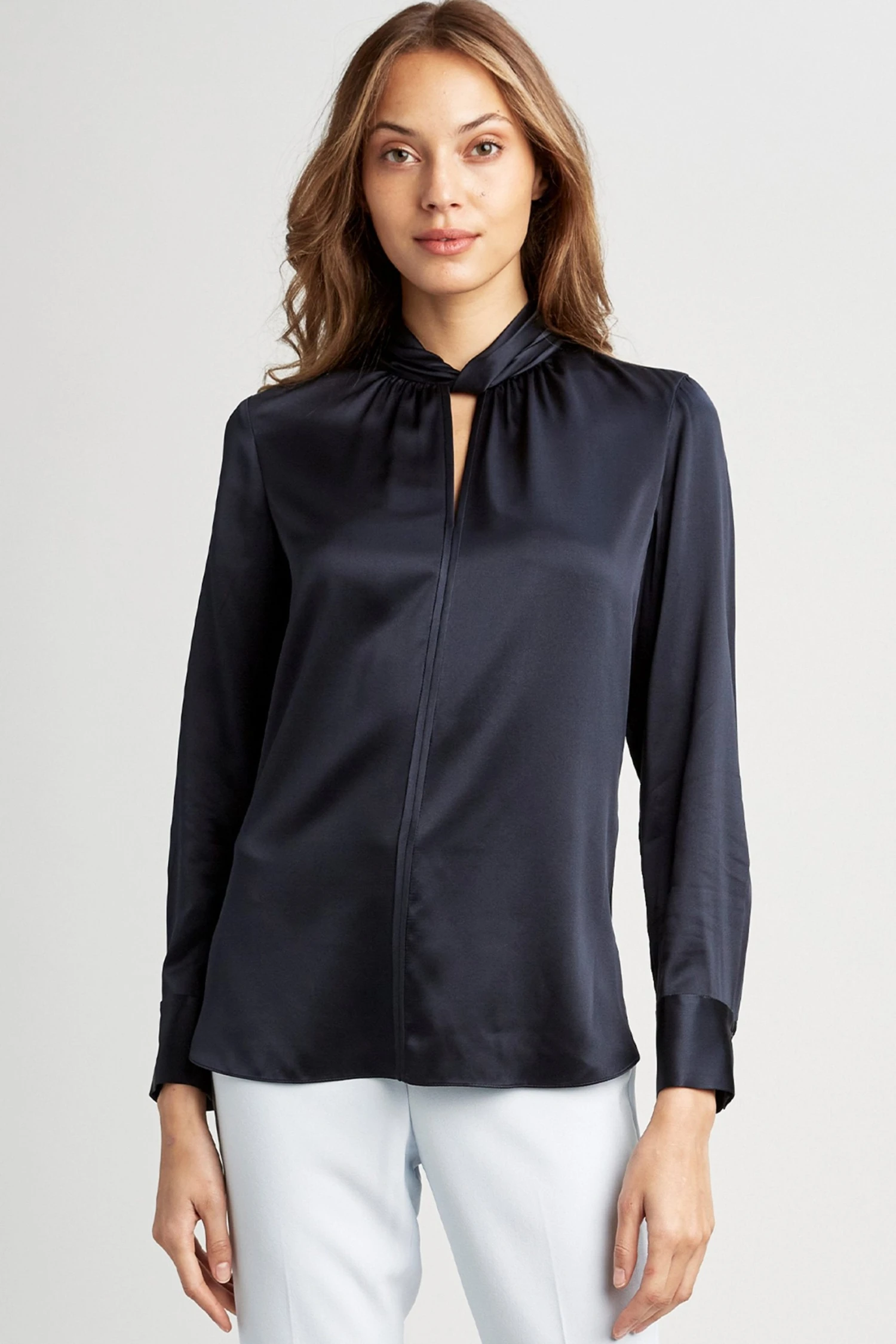 Elie Tahari Silk Twist Shirt 4 Elie Tahari Silk Twist Shirt