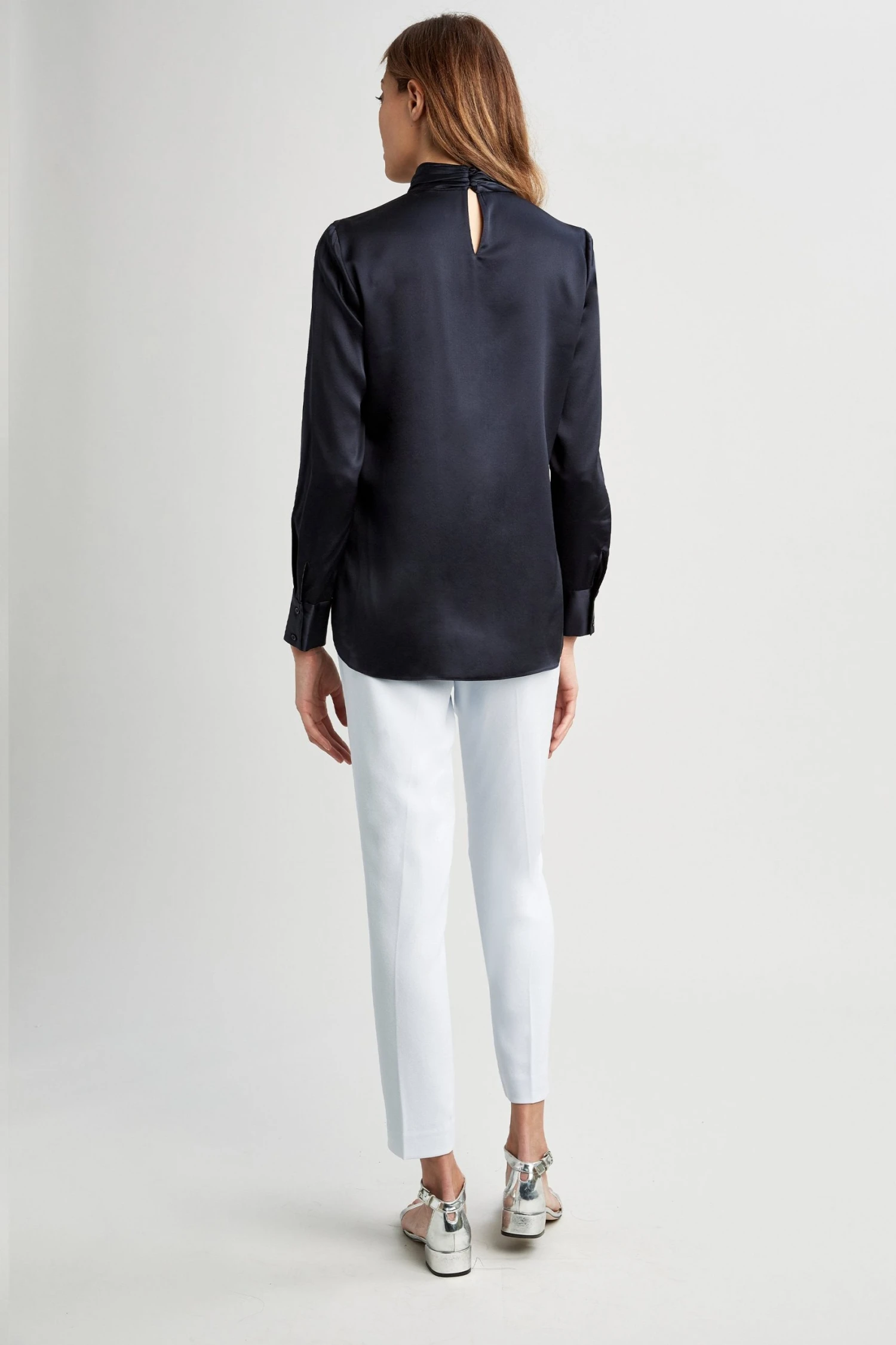 Elie Tahari Silk Twist Shirt 6 Elie Tahari Silk Twist Shirt