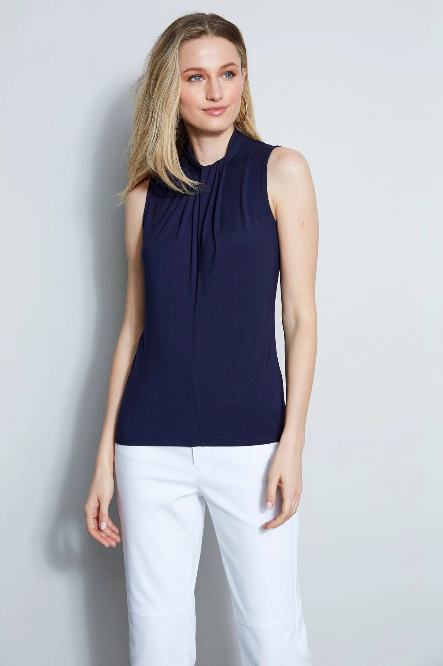 Elie Tahari Tops Sleeveless Mock Twist Knit 3 Elie Tahari Tops Sleeveless Mock Twist Knit