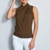 Elie Tahari Sleeveless Twist Knit
