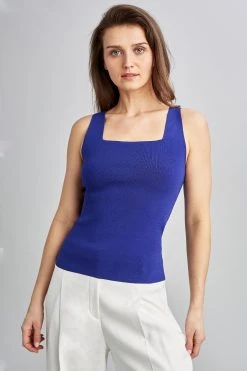 Elie Tahari Square Neck Sweater