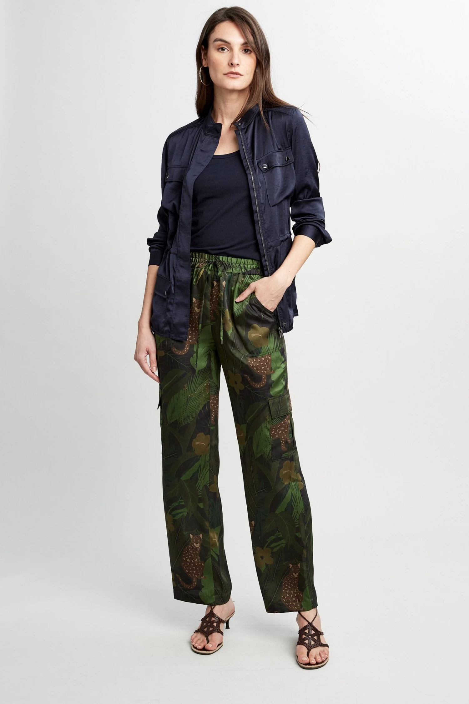 E5027201_CARGOSATINJACKET_STARGAZER_1HERO_0001.jpg Elie Tahari Cargo Satin Jacket