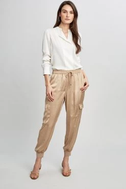 Elie Tahari Pants Cargo Satin Pant