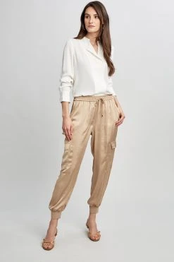 Elie Tahari Pants Cargo Satin Pant