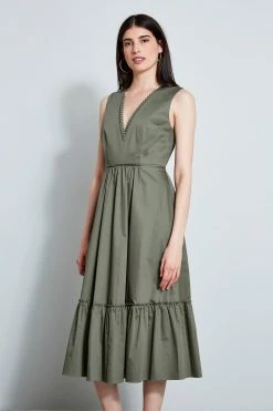 Elie Tahari Cotton Midi Dress 11 Elie Tahari Cotton Midi Dress