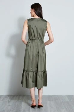 Elie Tahari Cotton Midi Dress 13 Elie Tahari Cotton Midi Dress