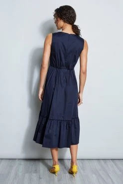 Elie Tahari Dress Musings Cotton Midi Dress 7 Elie Tahari Dress Musings Cotton Midi Dress