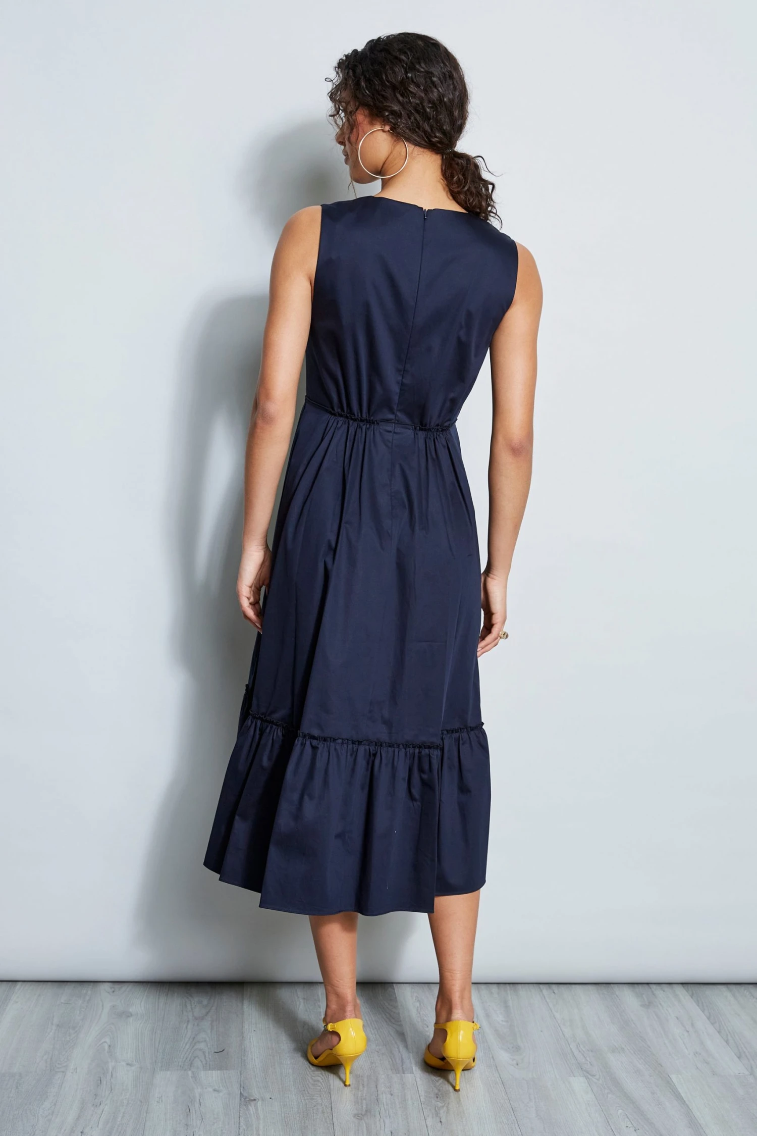 Elie Tahari Dress Musings Cotton Midi Dress 5 Elie Tahari Dress Musings Cotton Midi Dress