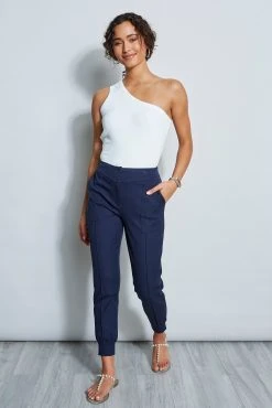 Elie Tahari Stretch Twill Utility Pant Pants