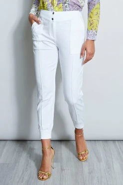 Elie Tahari Pants Stretch Twill Utility Pant
