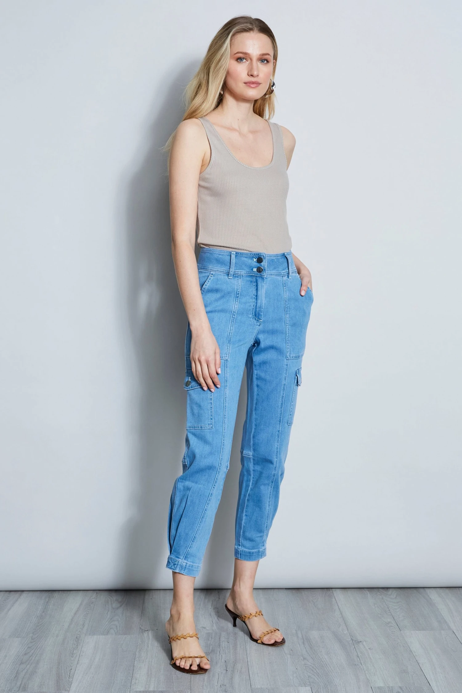 Elie Tahari Pants Utility Cargo Jean 3 Elie Tahari Pants Utility Cargo Jean