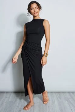 Elie Tahari New Perspectives Knot Midi Skirt