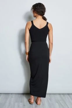 Elie Tahari New Perspectives Knot Midi Skirt