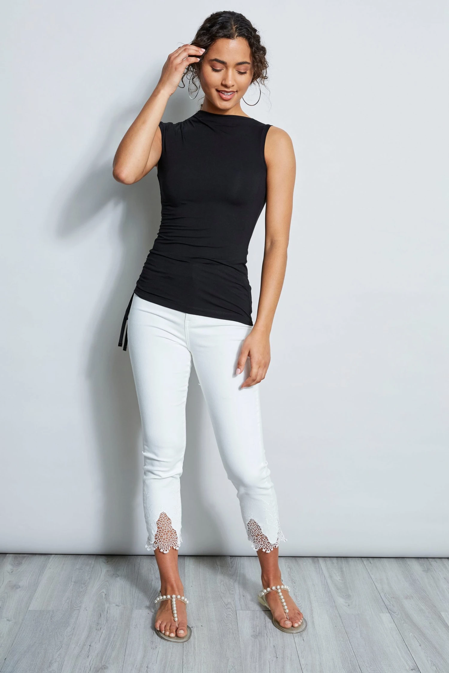 Elie Tahari New Perspectives Ruched Tank 6 Elie Tahari New Perspectives Ruched Tank