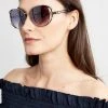 Elie Tahari Metal Round Sunglasses