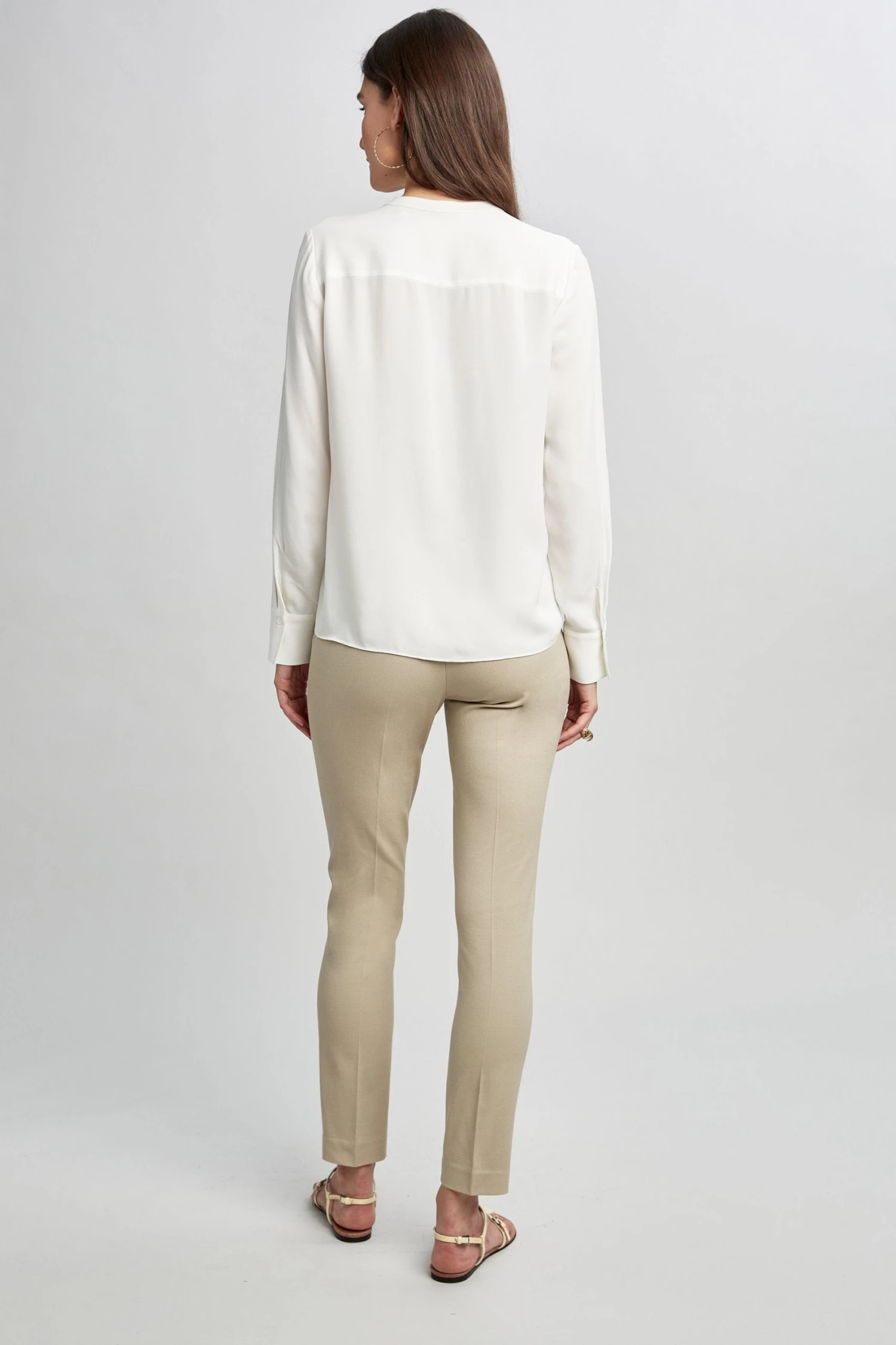 Elie Tahari Band Collar Shirt 5 Elie Tahari Band Collar Shirt