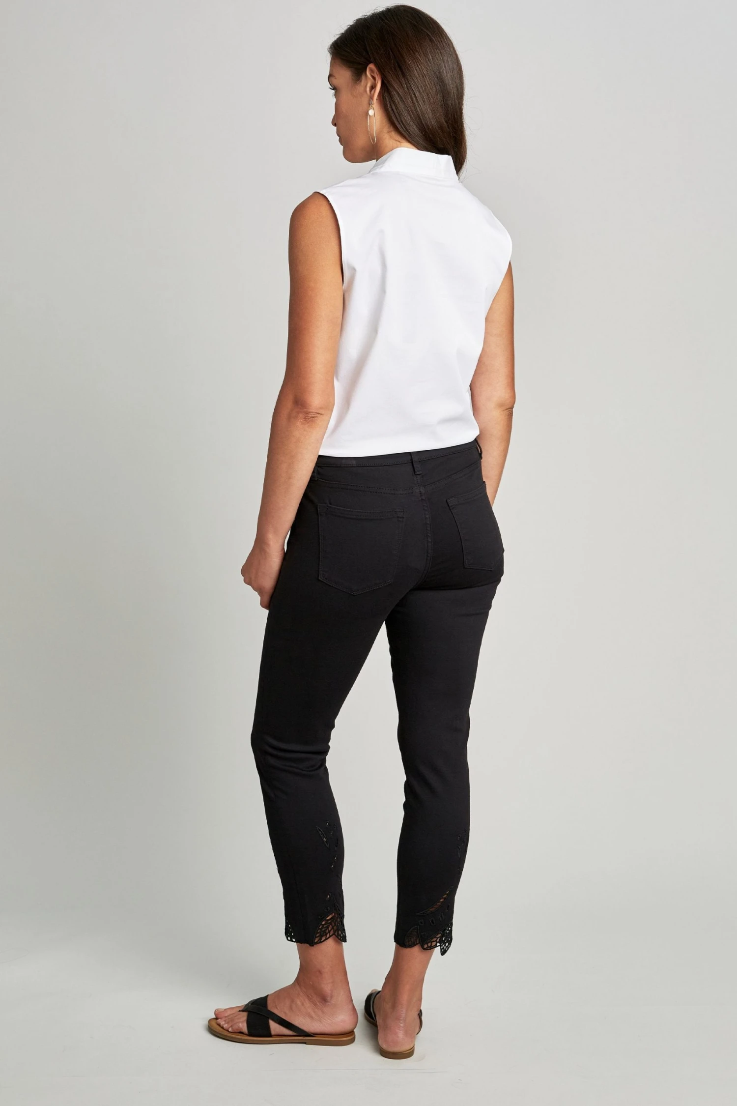 Elie Tahari Embroidered Jeans Pants 5 Elie Tahari Embroidered Jeans Pants