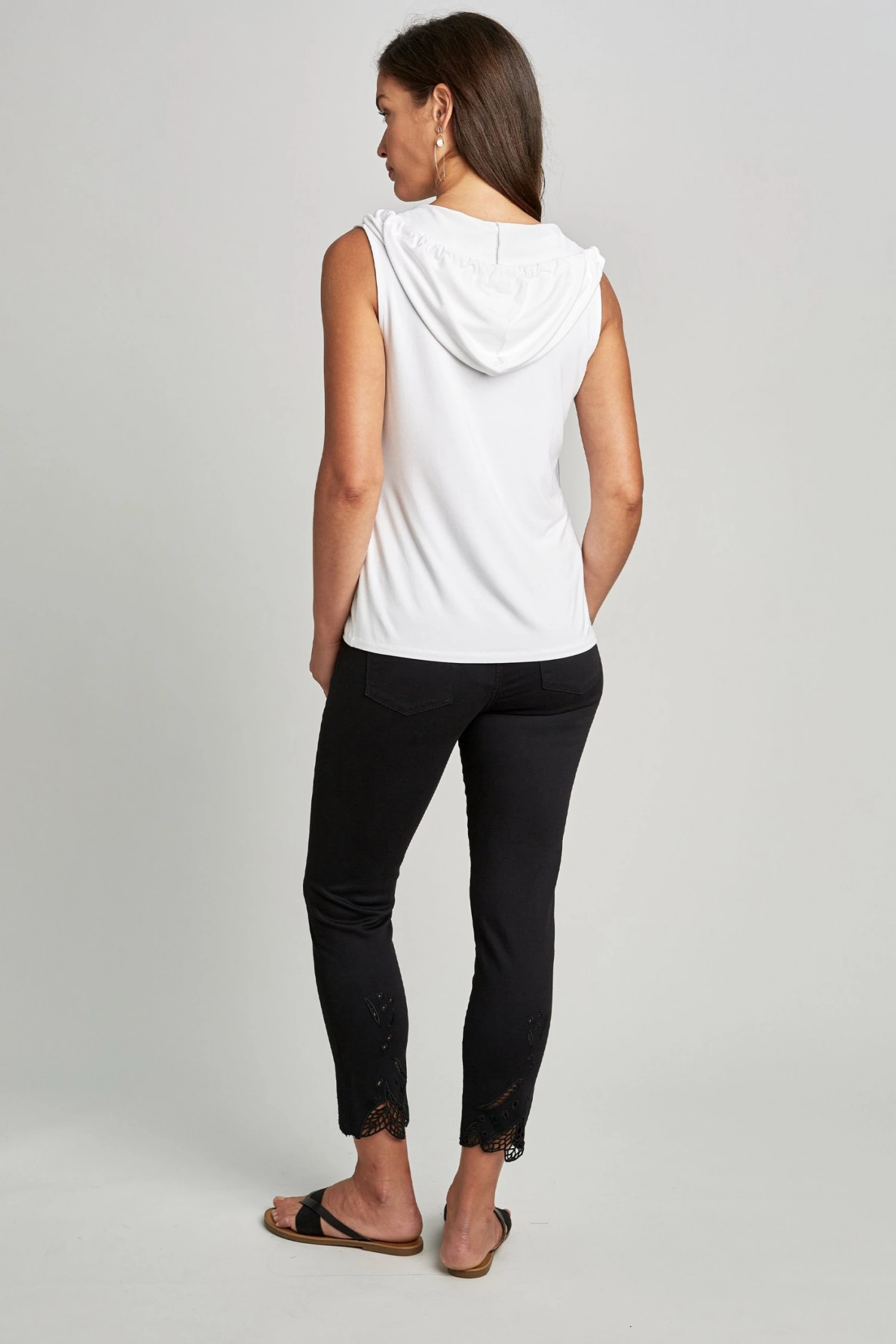 E656X511_SLEEVELESSHOODIE_WHITE_3BACK_0040.jpg Elie Tahari Sleeveless Hoodie
