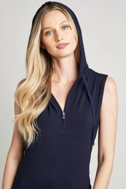 Elie Tahari Sleeveless Hoodie Knits