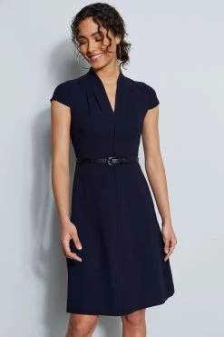 Elie Tahari Judith Belted Dress Dresses & Jumpsuits