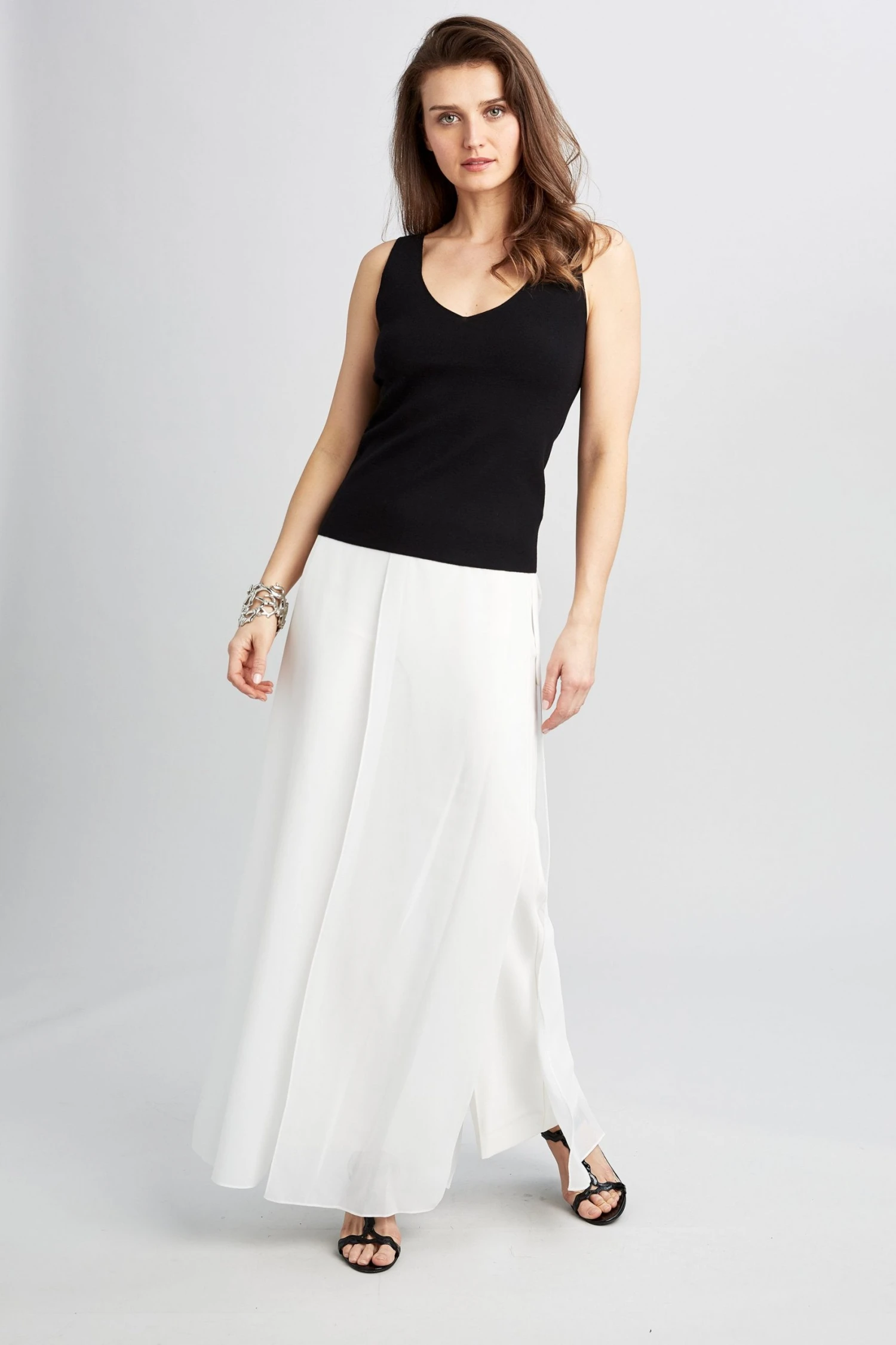 Elie Tahari Venus V Neck Sweater Sweaters 7 Elie Tahari Venus V Neck Sweater Sweaters