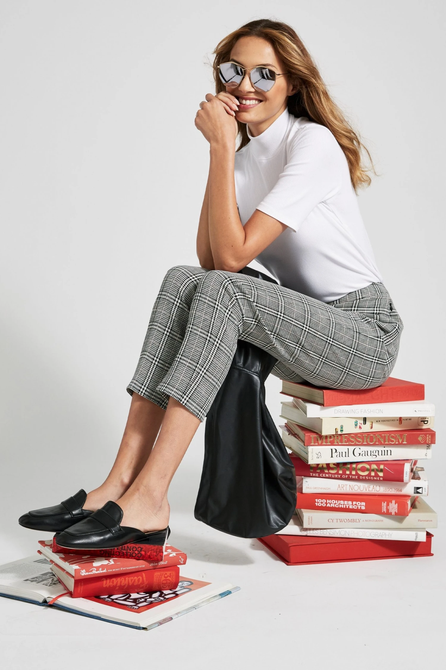 Elie Tahari Pants Plaid Slim Pant 7 Elie Tahari Pants Plaid Slim Pant