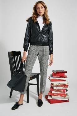 Elie Tahari Jackets & Blazers Vegan Leather Bomber