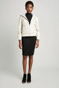 Elie Tahari Jackets & Blazers Vegan Leather Bomber