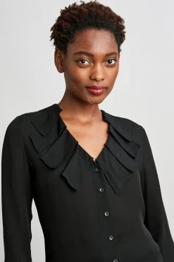 Elie Tahari Tops Silk Origami Shirt