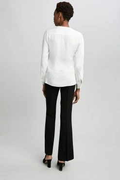 Elie Tahari Silk Origami Shirt Tops