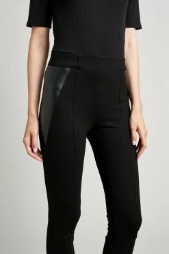 Elie Tahari Vegan Insert Legging Pants
