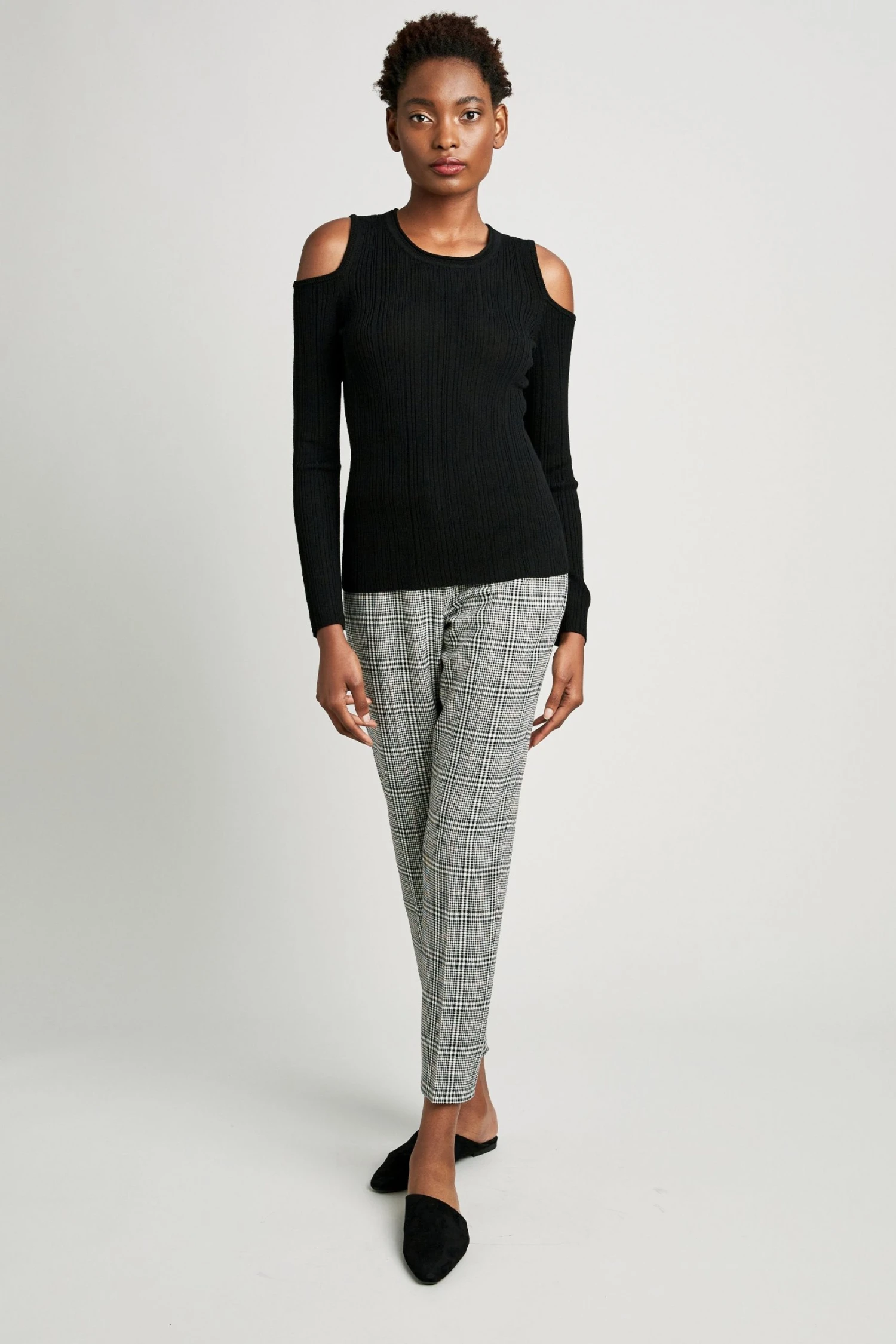 Elie Tahari Cold Shoulder Sweater Sweaters 4 Elie Tahari Cold Shoulder Sweater Sweaters