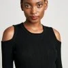 Elie Tahari Cold Shoulder Sweater Sweaters 2 Elie Tahari Cold Shoulder Sweater Sweaters