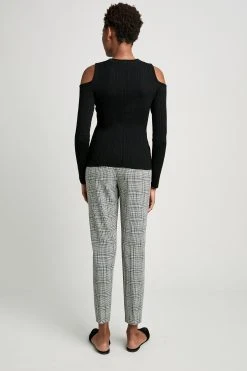 Elie Tahari Cold Shoulder Sweater Sweaters 7 Elie Tahari Cold Shoulder Sweater Sweaters