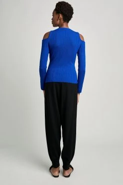 Elie Tahari Cold Shoulder Sweater 10 Elie Tahari Cold Shoulder Sweater